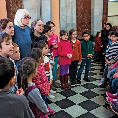 Spotkanie z Mariną Hulią i dziećmi z dworca Brześć | Otwarty IKM