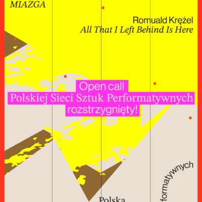 Pierwszy Open Call Polskiej Sieci Sztuk Performatywnych rozstrzygnięty. Znamy laureatów