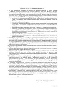 Oświadczenie o udzieleniu licencji, wyrażeniu zgód na przetwarzanie danych osobowych IKM konkurs kurator NARRACJE 2027